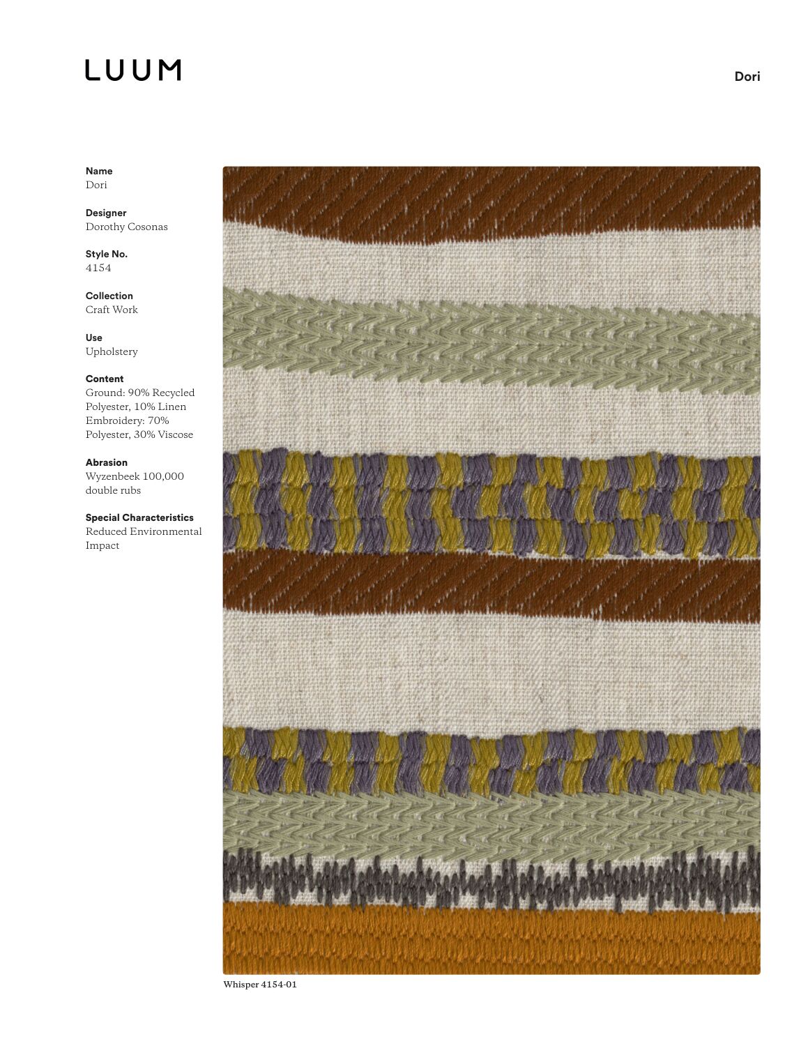 Dori - Azure - 4154 - 03 - Half Yard Sample Card